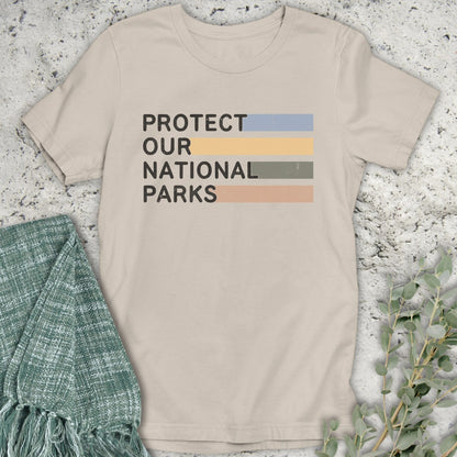 Striped Protect Parks T-Shirt