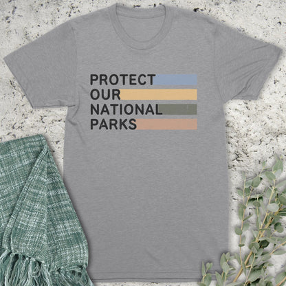 Striped Protect Parks T-Shirt