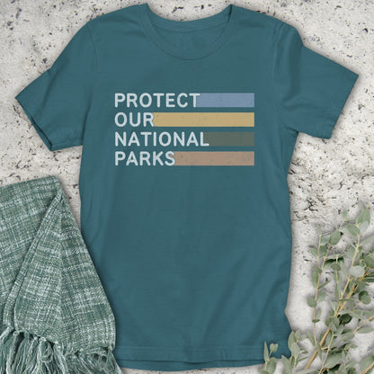 Striped Protect Parks T-Shirt