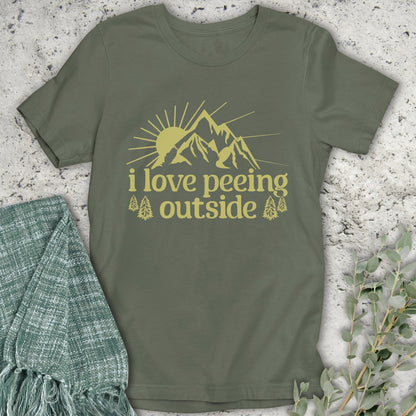 I Love Peeing Outside T-Shirt