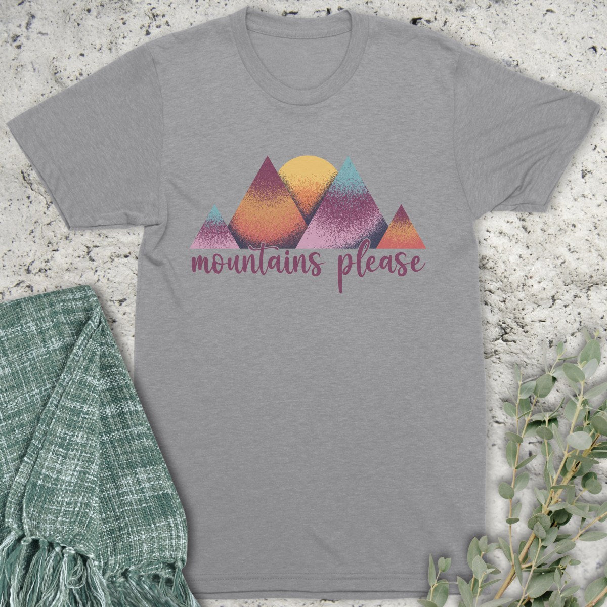 Colorful Mountains Please T-Shirt