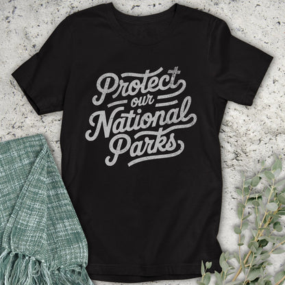 Protect National Parks Script T-Shirt