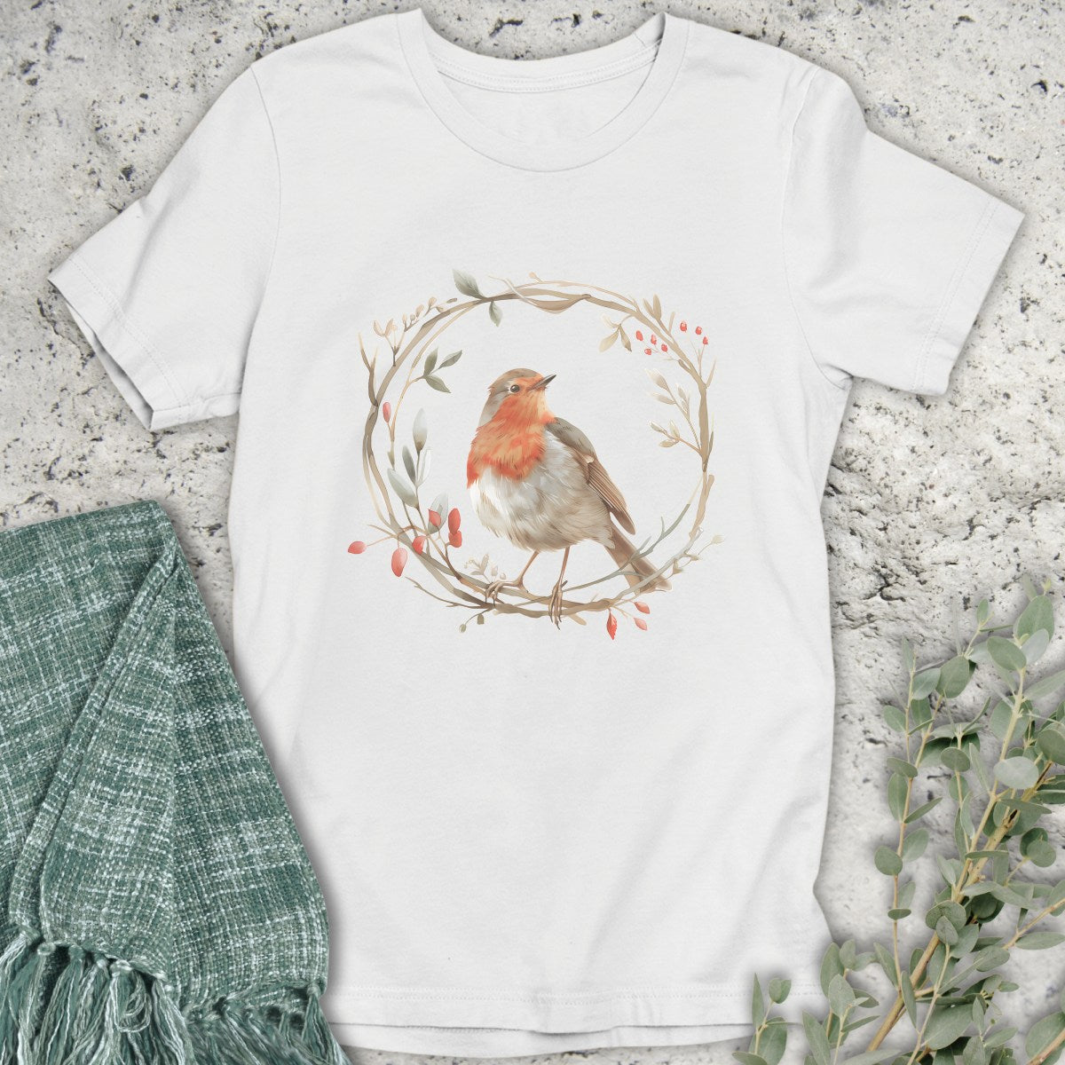 Bird Wreath T-Shirt