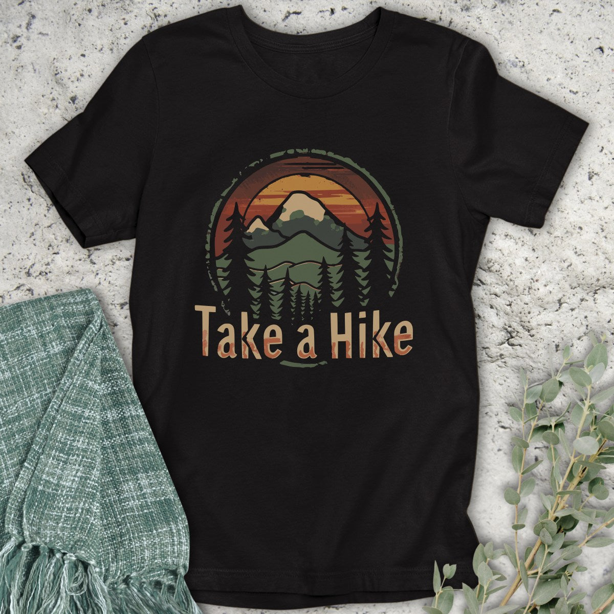 Sun Take A Hike Badge T-Shirt