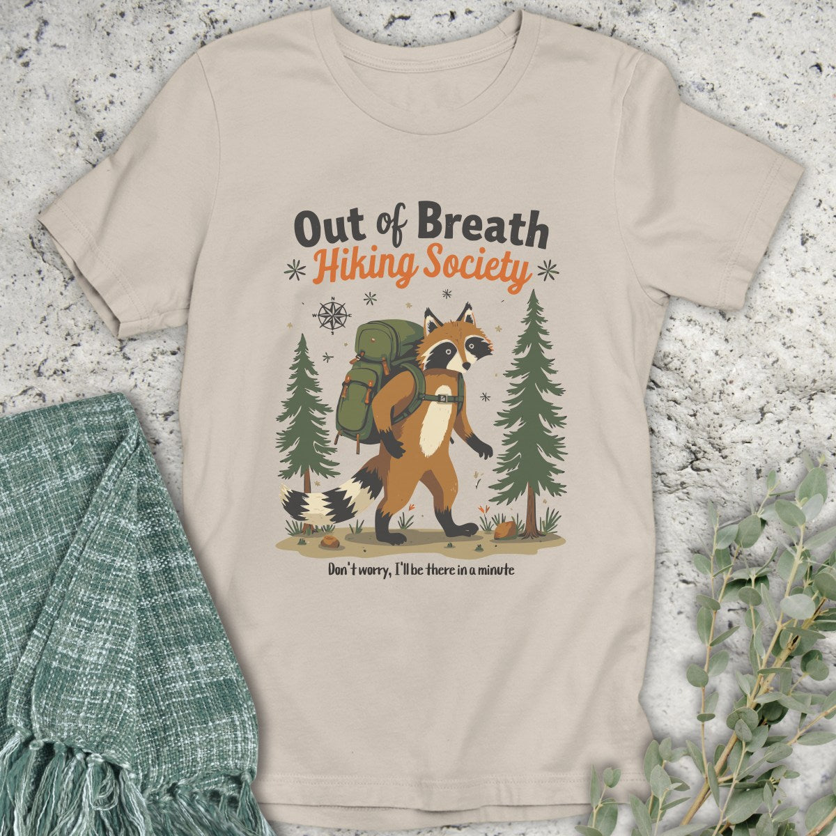 Racoon Hiking Society T-Shirt