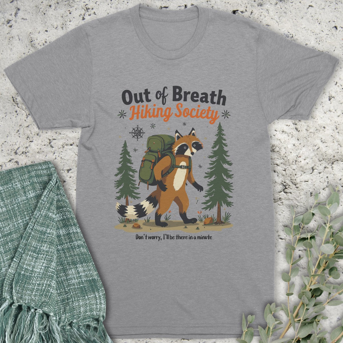 Racoon Hiking Society T-Shirt
