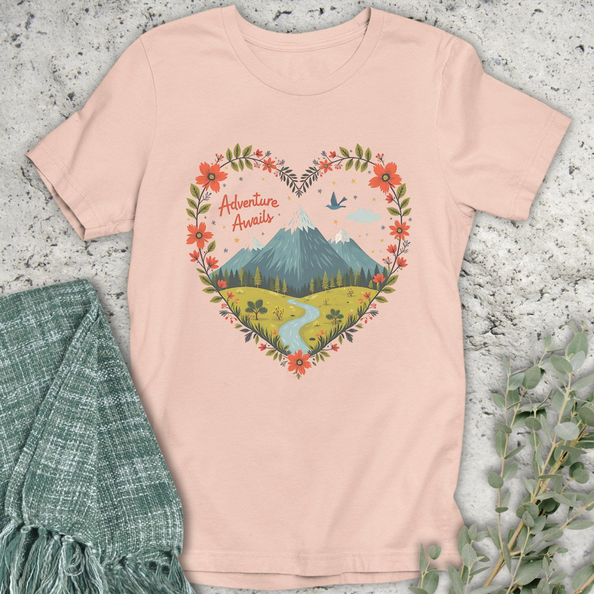 Mountain Peaks Adventure Awaits T-Shirt