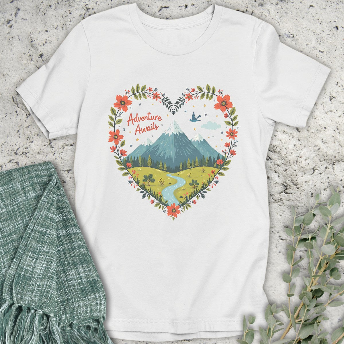 Mountain Peaks Adventure Awaits T-Shirt