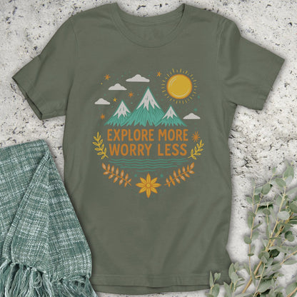 Stars Explore More Worry Less T-Shirt