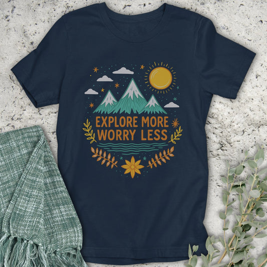 Stars Explore More Worry Less T-Shirt