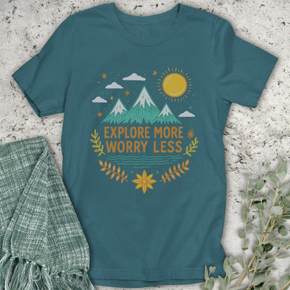 Stars Explore More Worry Less T-Shirt