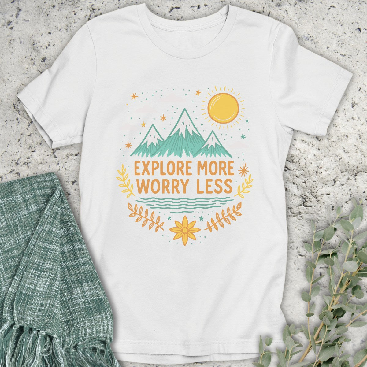 Stars Explore More Worry Less T-Shirt