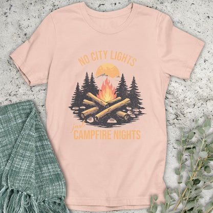 No City Lights Campfire T-Shirt
