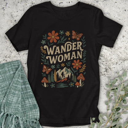 Wander Woman Floral Scene T-Shirt
