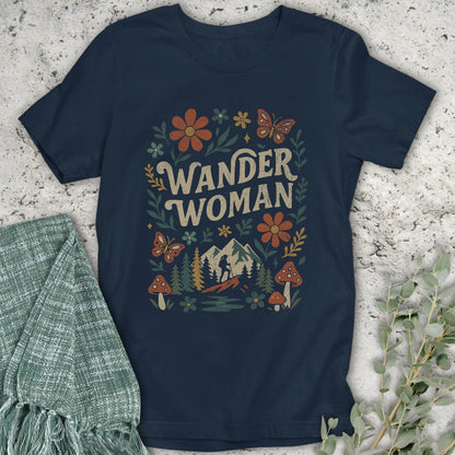 Wander Woman Floral Scene T-Shirt