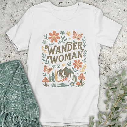 Wander Woman Floral Scene T-Shirt