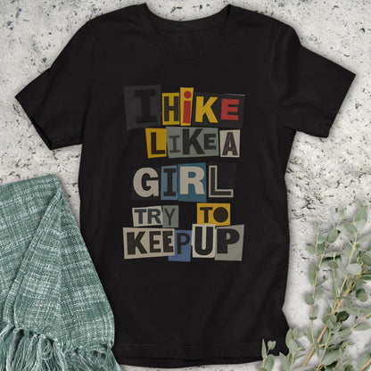 Magazine Hike Like A Girl T-Shirt