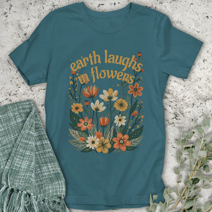 Earth Laughs Boho T-Shirt
