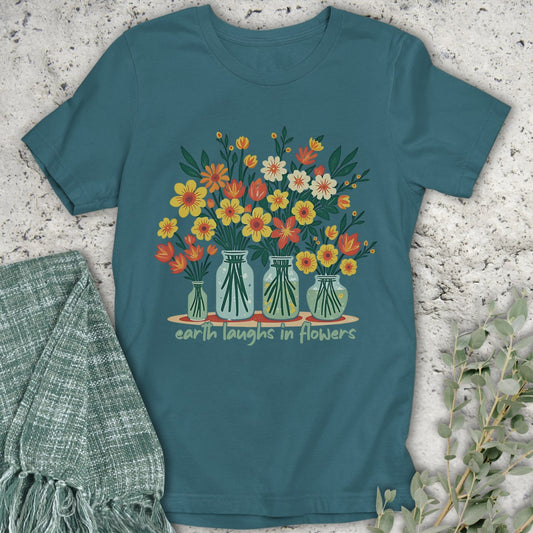Earth Laughs Vases T-Shirt