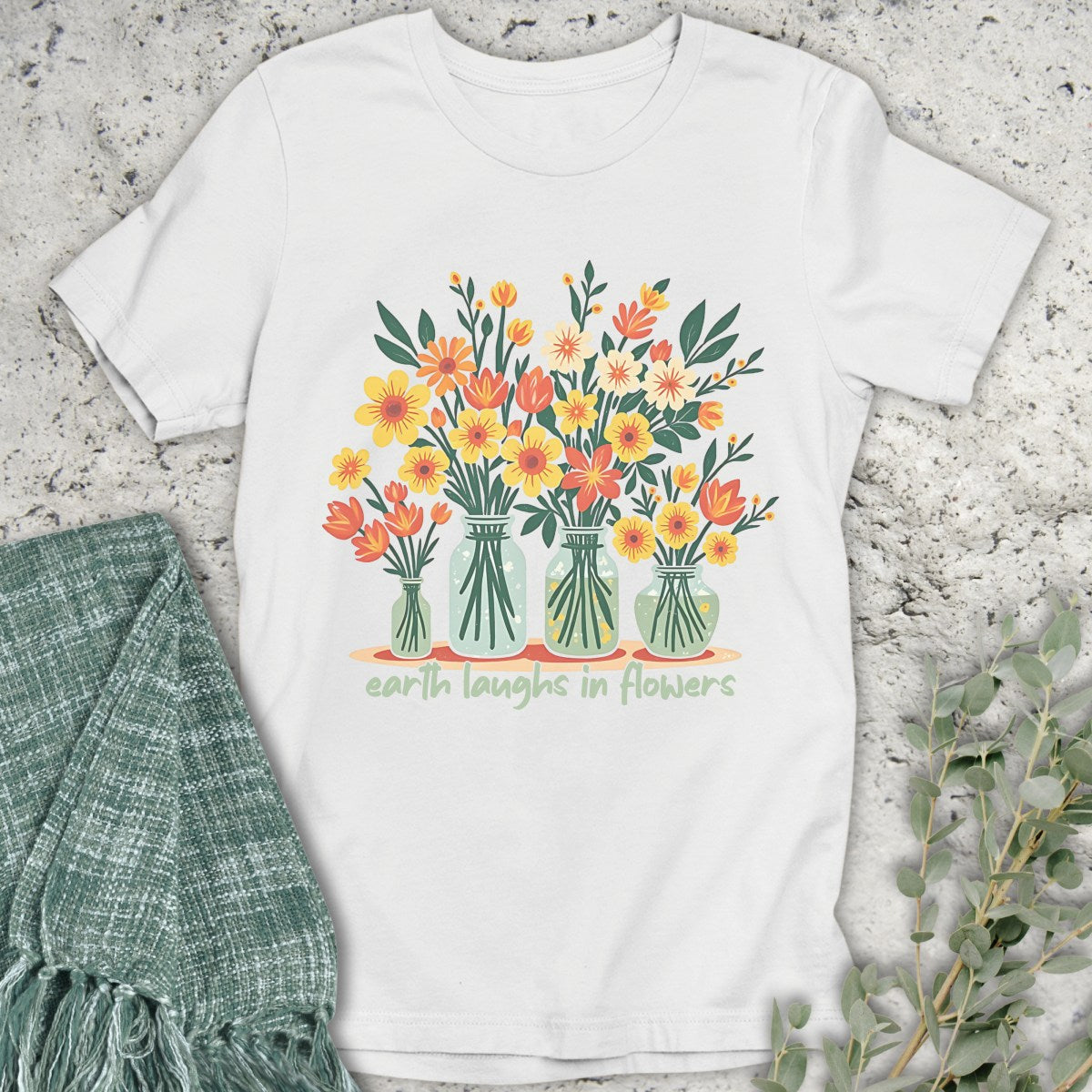 Earth Laughs Vases T-Shirt