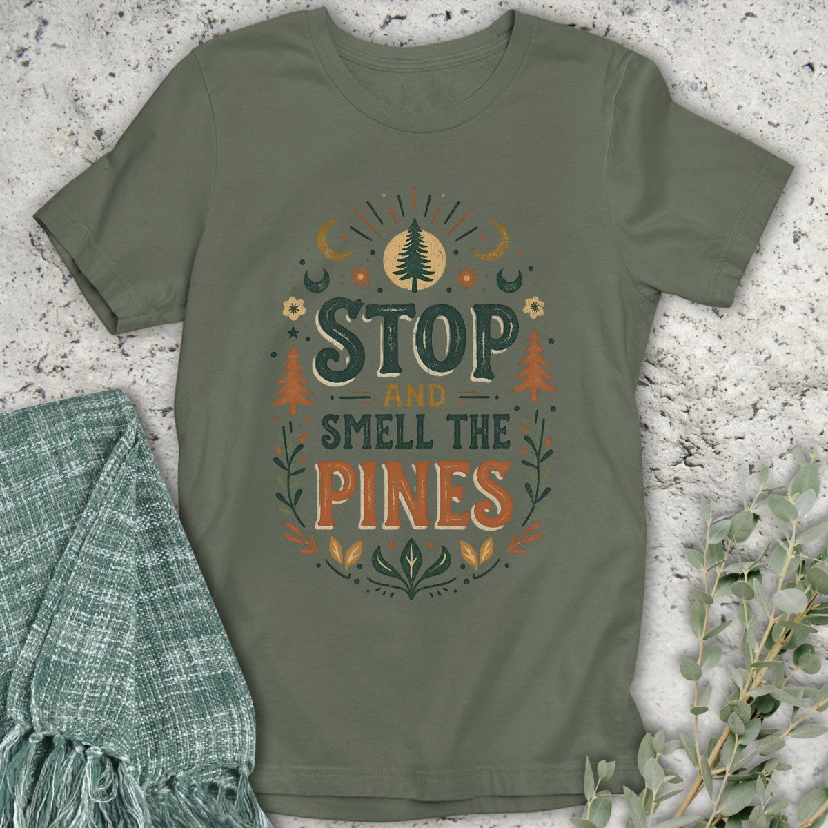 Boho Smell the Pines T-Shirt