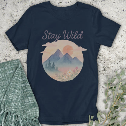 Stay Wild Watercolor T-Shirt