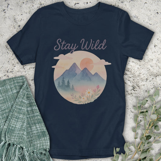 Stay Wild Watercolor T-Shirt