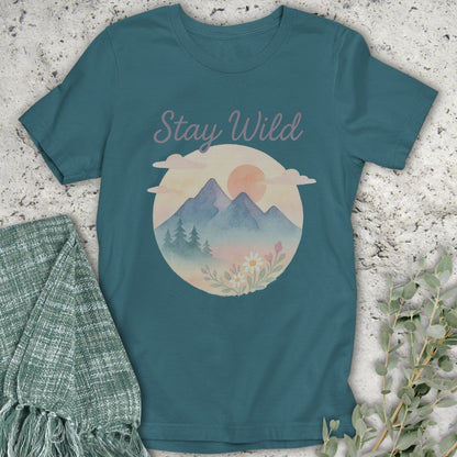 Stay Wild Watercolor T-Shirt