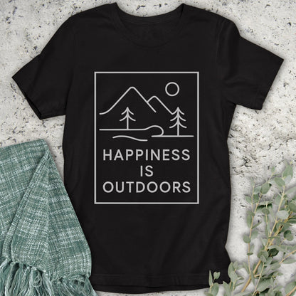 Happiness Is Outdoors Line T-Shirt