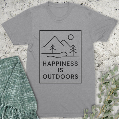 Happiness Is Outdoors Line T-Shirt