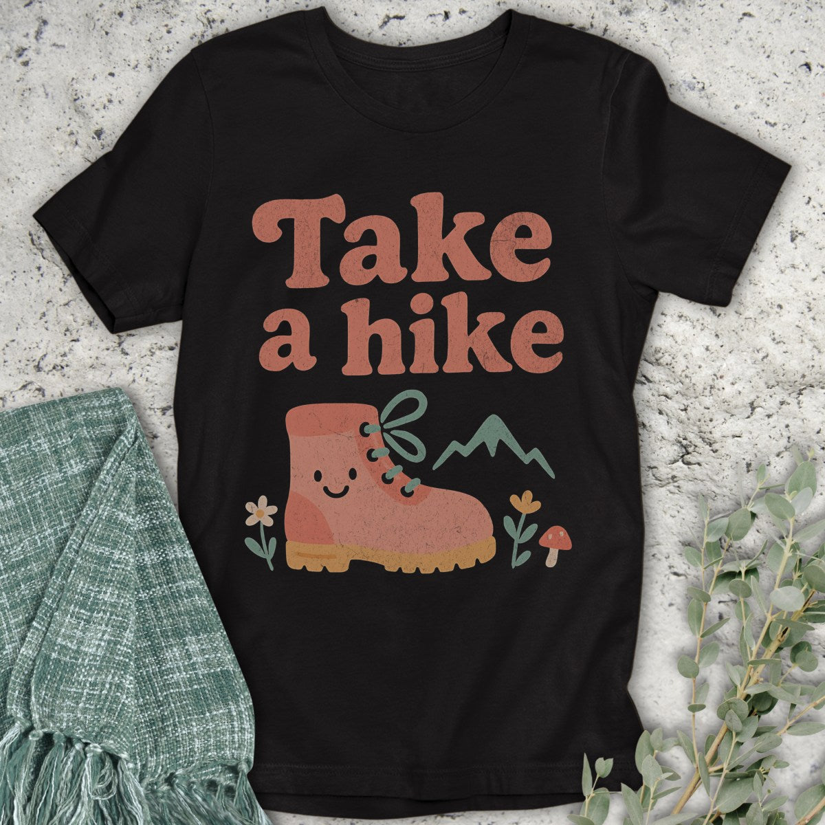 Take A Hike Boot T-Shirt