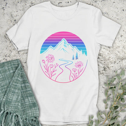 Neon-ish Mountain T-Shirt
