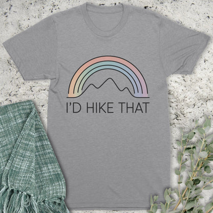 I'd Hike That Rainbow T-Shirt