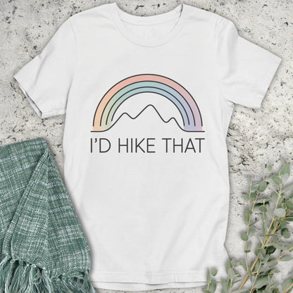 I'd Hike That Rainbow T-Shirt