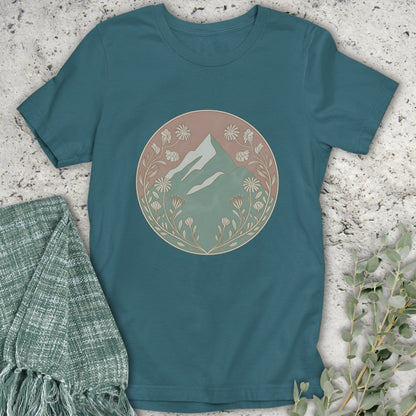 Circle Mountain Floral T-Shirt