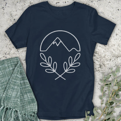 Leaf Mountain Lines T-Shirt