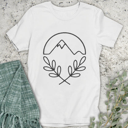 Leaf Mountain Lines T-Shirt