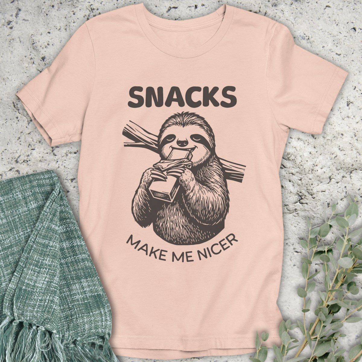Snacks Make Me Nicer T-Shirt