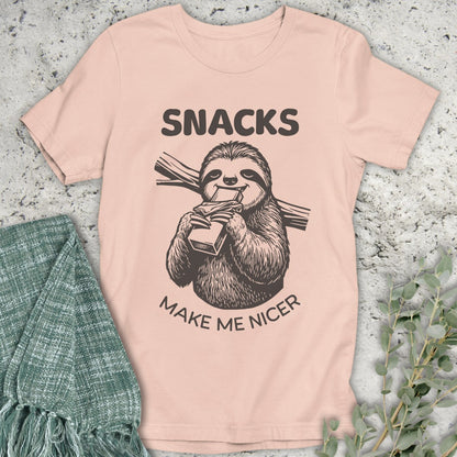 Snacks Make Me Nicer T-Shirt