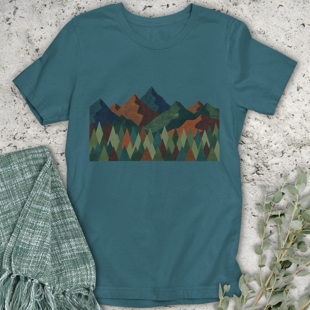 Geometric Mountain T-Shirt