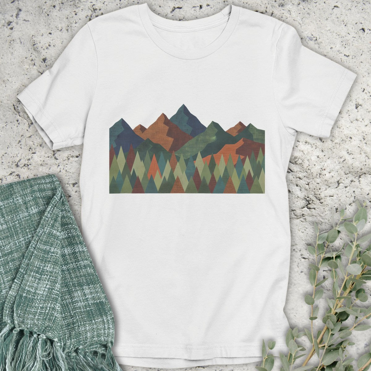 Geometric Mountain T-Shirt