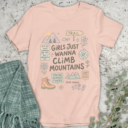 Girls Climb Doodle T-Shirt