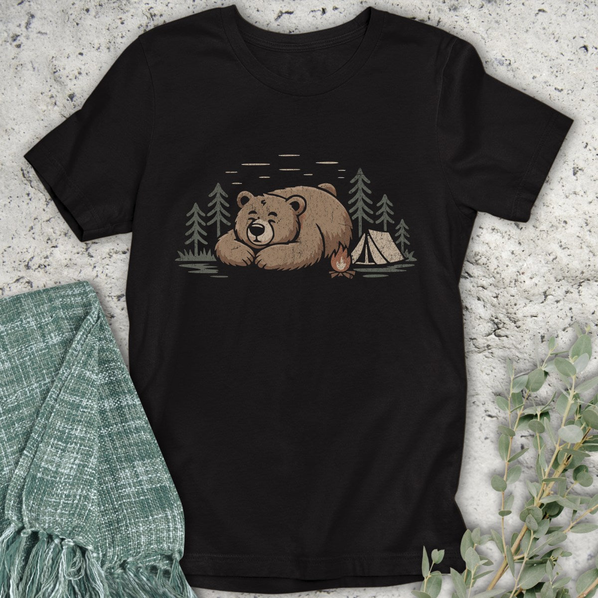 Camping Bear T-Shirt