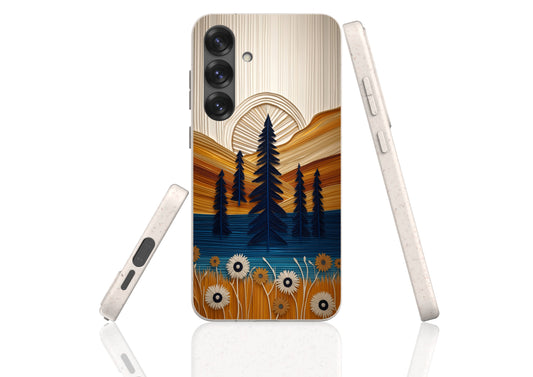 Folded Paper Mountain Bio Case