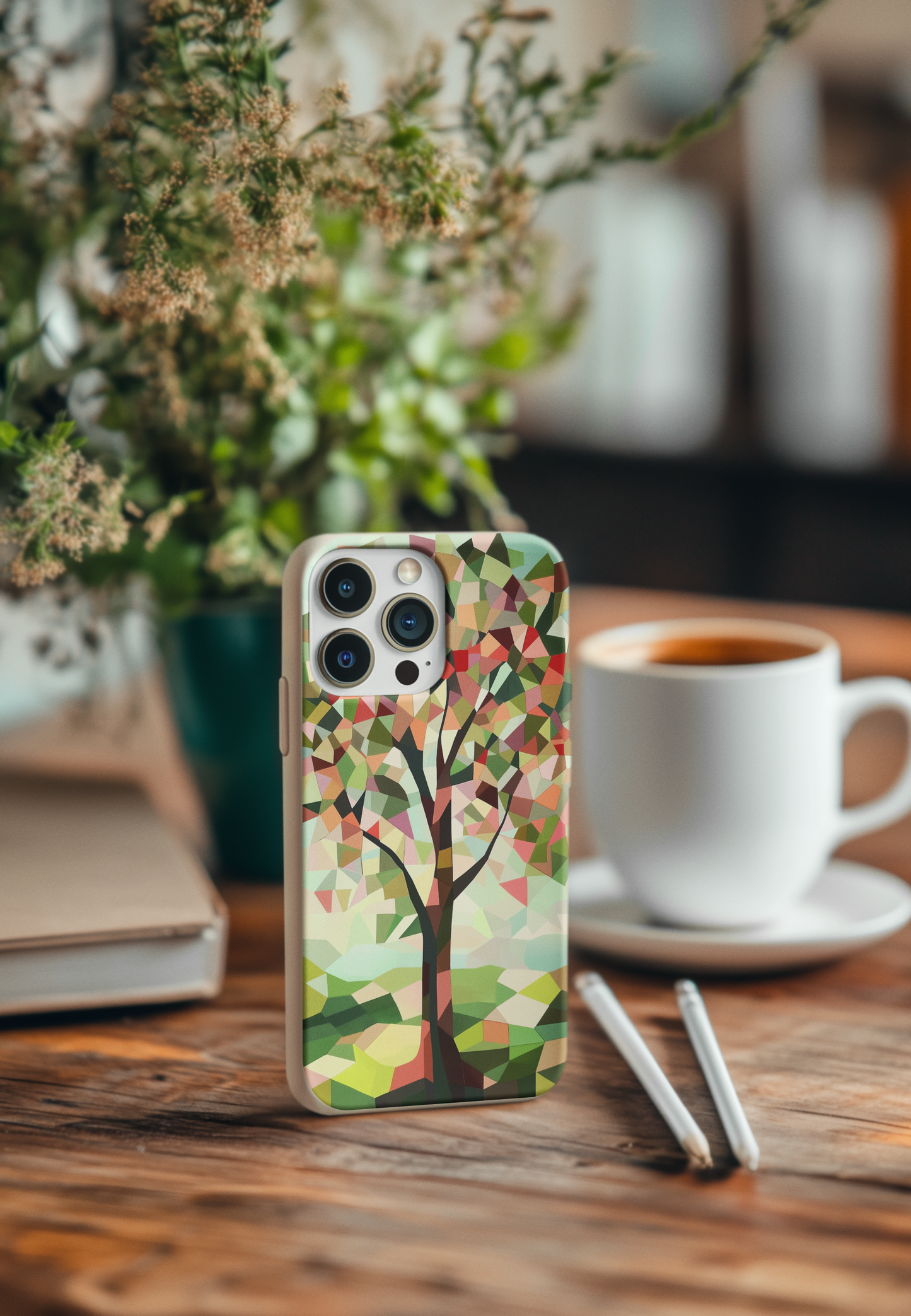 Geometric Tree Bio Case