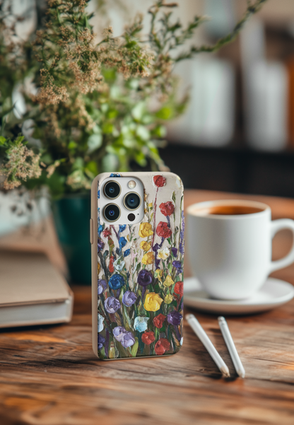 Wildflowers Oil Painting Bio Case