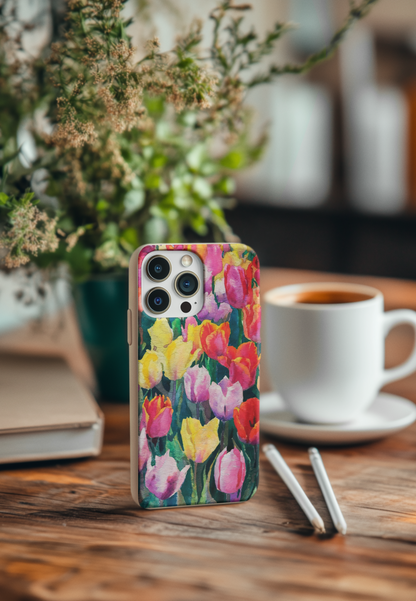 Watercolor Tulip Bio Case