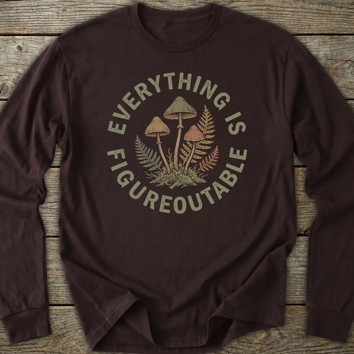 Printify Long-sleeve Figureoutable Long Sleeve