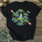 Printify T-Shirt Lily Pad Tea Frog T-Shirt