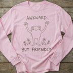 Printify Long-sleeve Awkward But Friendly Long Sleeve